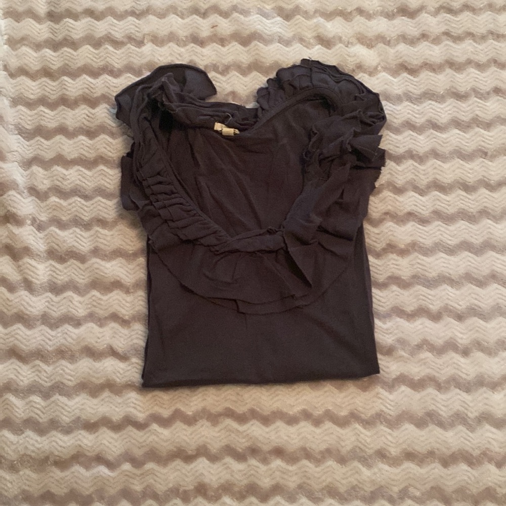 J. Crew Charcoal Tank with Embellishments Size XS